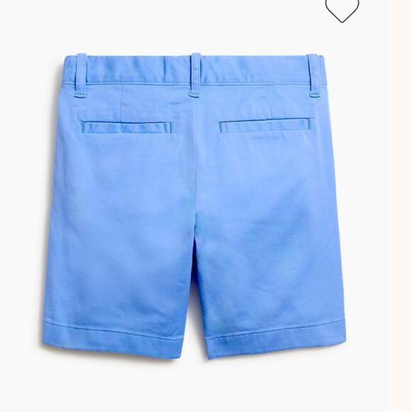 J Crew Factory Blue Boys' Gramercy flex chino short size 6 - Picture 2 of 5